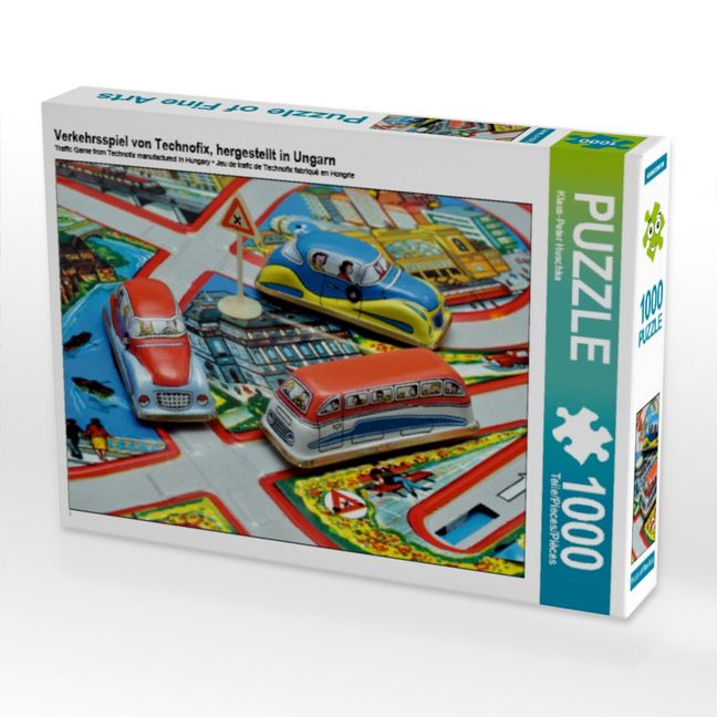 Produktbild: CALVENDO Puzzle Verkehrsspiel von Technofix, hergestellt in Ungarn | 1000 Teile Lege-Gr&ouml;&szlig;e 64x48cm Foto-Puzzle f&uuml;r gl&uuml;ckliche Stunden