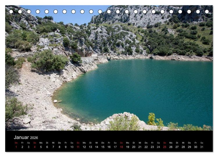Produktbild: Mein Mallorca (Tischkalender 2026 DIN A5 quer), CALVENDO Monatskalender