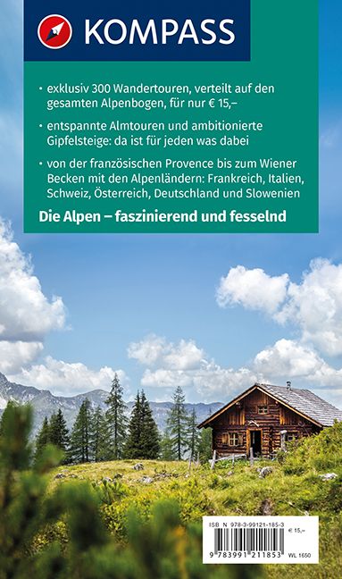 Produktbild: KOMPASS Wanderlust Alpen