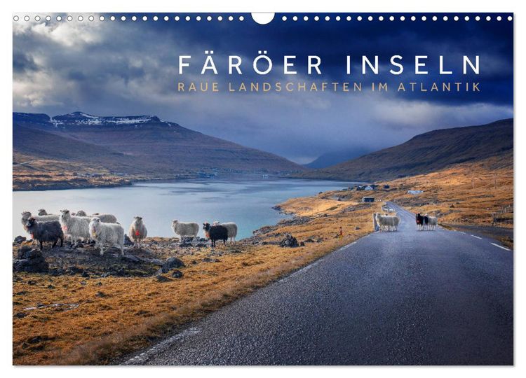 Produktbild: F&auml;r&ouml;er Inseln - Raue Landschaften im Atlantik (Wandkalender 2026 DIN A3 quer), CALVENDO Monatskalender