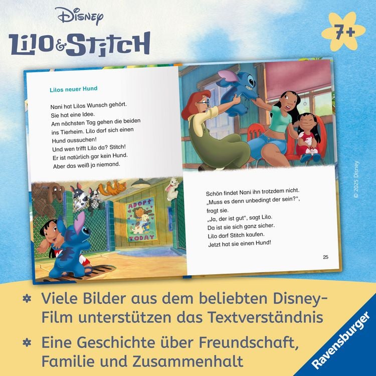 Produktbild: Disney Stitch - Lilo und Stitch: Das Erstlesebuch zum Disney-Klassiker