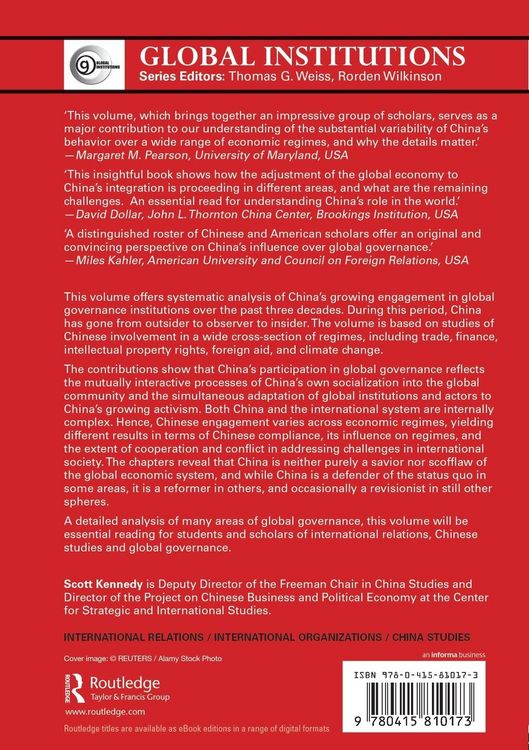 Produktbild: Global Governance and China