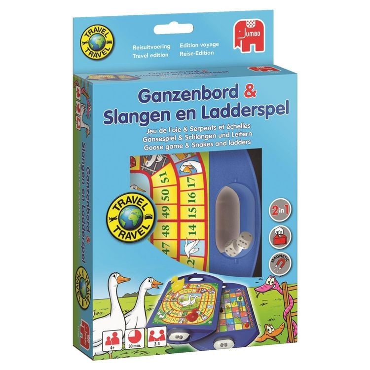 Produktbild: G&auml;nsespiel & Schlangen und Leitern Kompaktspiel