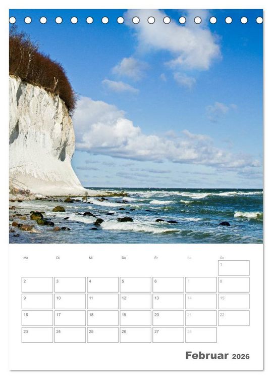 Produktbild: Typisch R&uuml;gen / Planer (Tischkalender 2026 DIN A5 hoch), CALVENDO Monatskalender