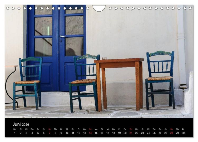Produktbild: Kykladen - Inseln im Licht (Wandkalender 2026 DIN A4 quer), CALVENDO Monatskalender