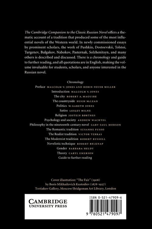 Produktbild: The Cambridge Companion to the Classic Russian Novel