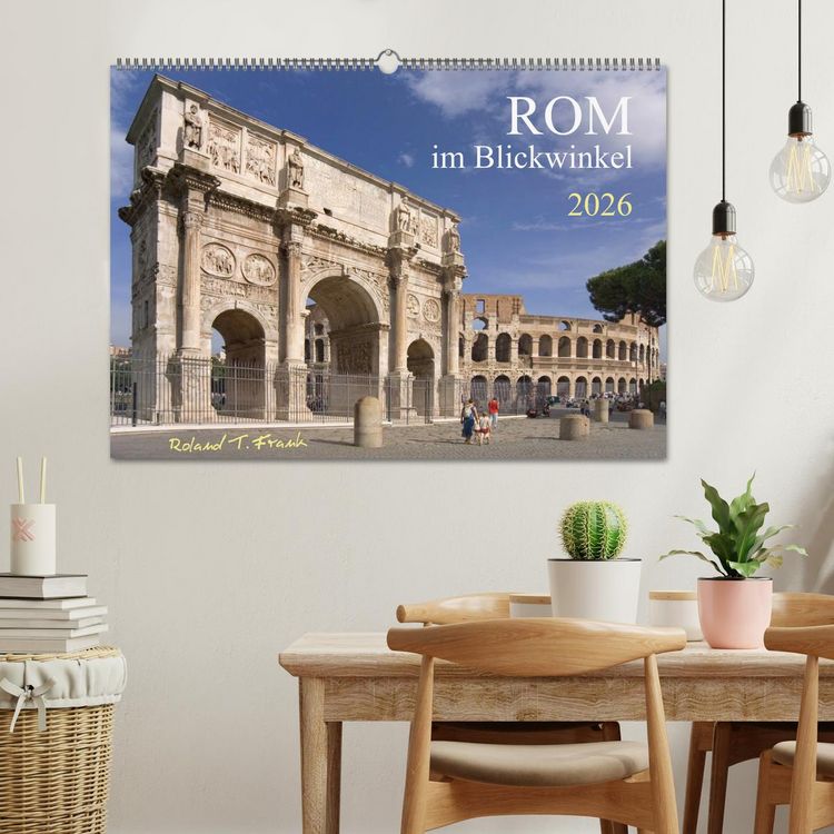 Produktbild: Rom im Blickwinkel (Wandkalender 2026 DIN A2 quer), CALVENDO Monatskalender