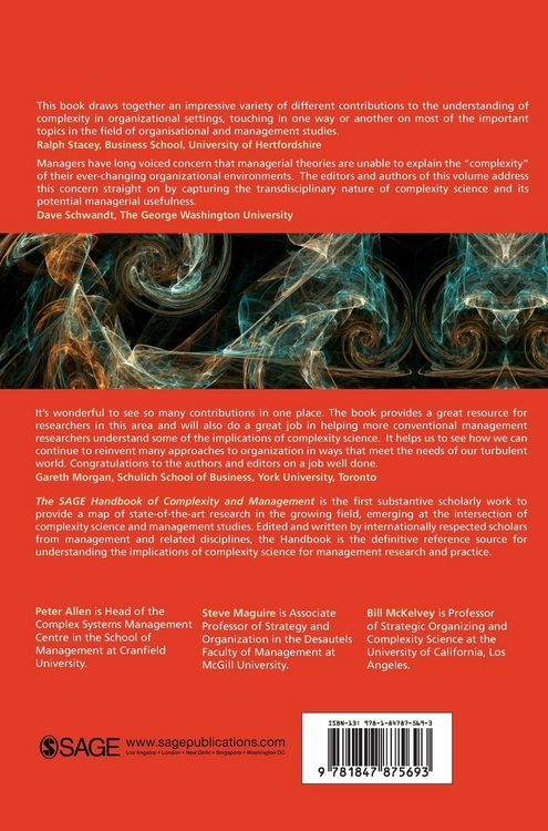 Produktbild: The SAGE Handbook of Complexity and Management