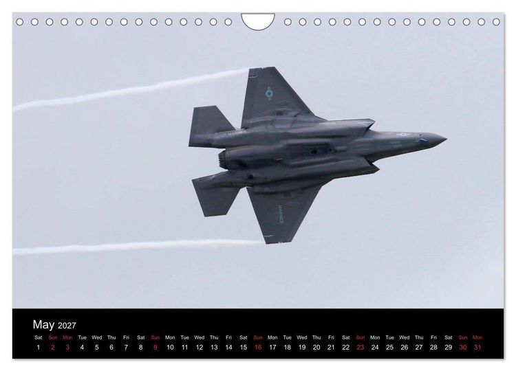 Produktbild: Lockheed Martin F35 Stealth Fighter (Wall Calendar 2027 DIN A4 landscape), CALVENDO 12 Month Wall Calendar