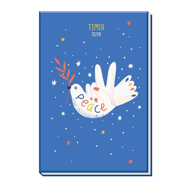 Produktbild: Tr&ouml;tsch Sch&uuml;lerkalender Specials mit Wattierung Peace 23/24