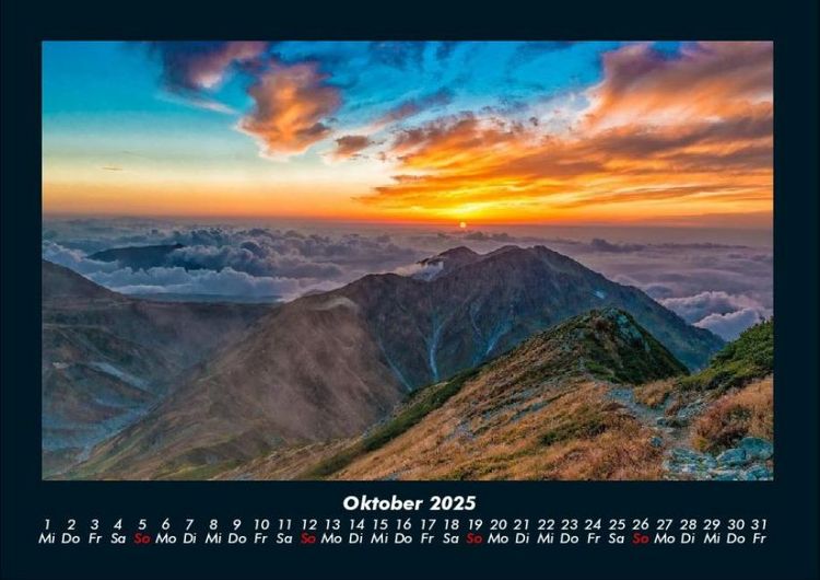 Produktbild: Sonnenunterg&auml;nge 2025 Fotokalender DIN A4