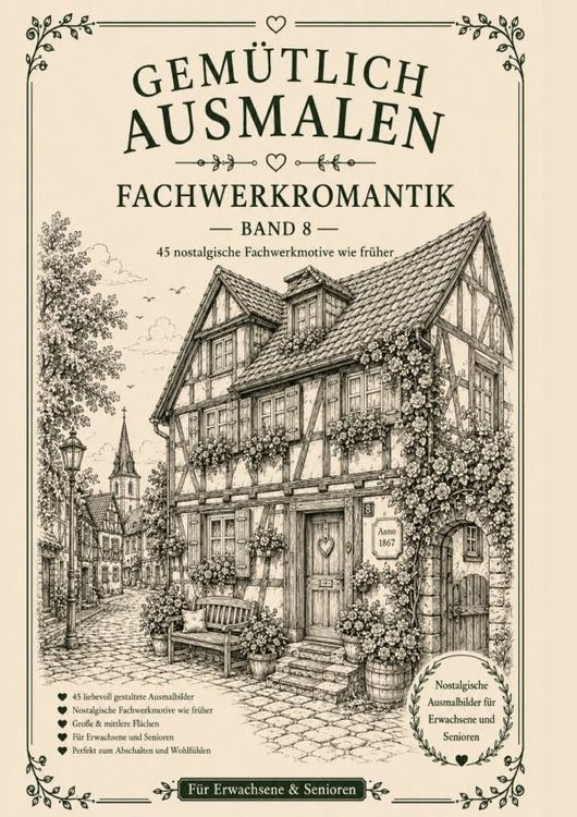 Produktbild: Gem&uuml;tlich ausmalen / Gem&uuml;tlich ausmalen - Fachwerkromantik