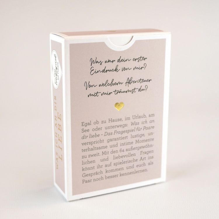 Produktbild: Was ich an dir liebe &ndash; Das Fragespiel f&uuml;r Paare