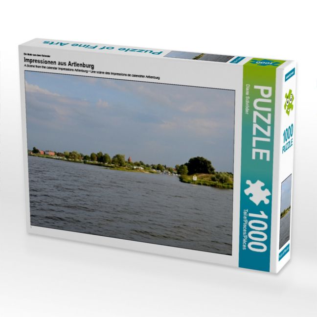 Produktbild: CALVENDO Puzzle Ein Motiv aus dem Kalender Impressionen aus Artlenburg 1000 Teile Puzzle quer | 1000 Teile Lege-Gr&ouml;&szlig;e 64 &times; 48 cm Foto-Puzzle f&uuml;r gl&uuml;ckliche Stunden
