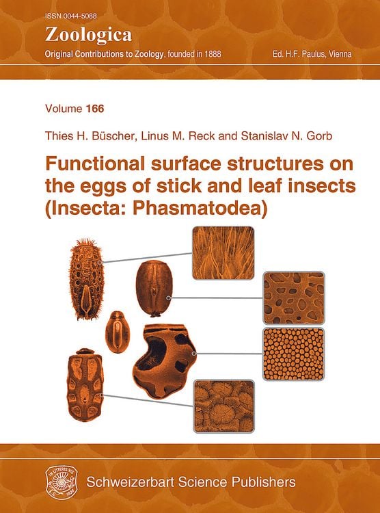 Produktbild: Functional surface structures on the eggs of stick and leaf insects (Insecta: Phasmatodea)