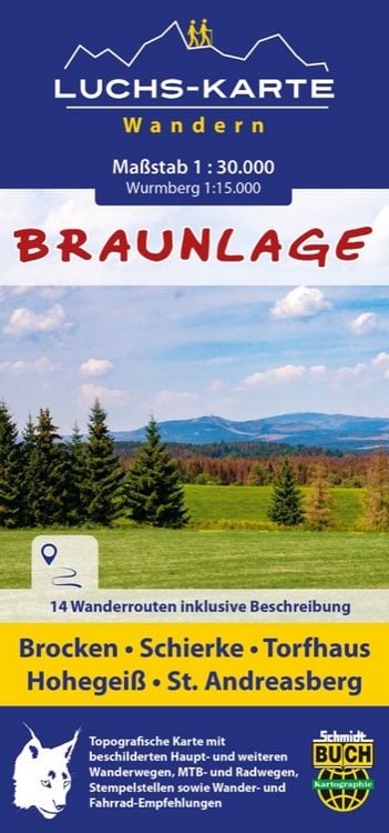 Produktbild: Luchskarte Braunlage