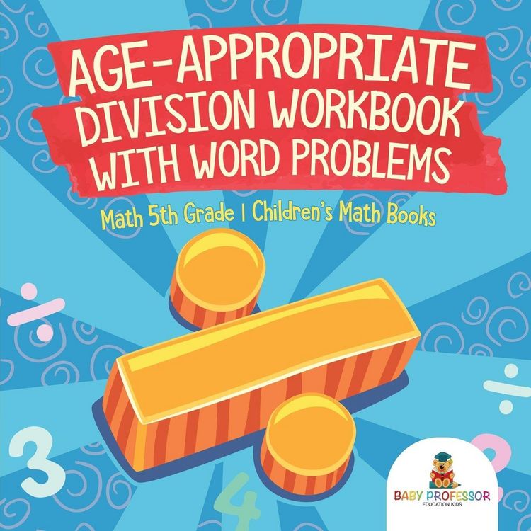 Produktbild: Age-Appropriate Division Workbook with Word Problems - Math 5th Grade | Children's Math Books