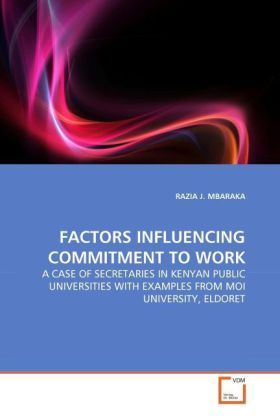 Produktbild: Mbaraka, R: Factors Influencing Commitment To Work