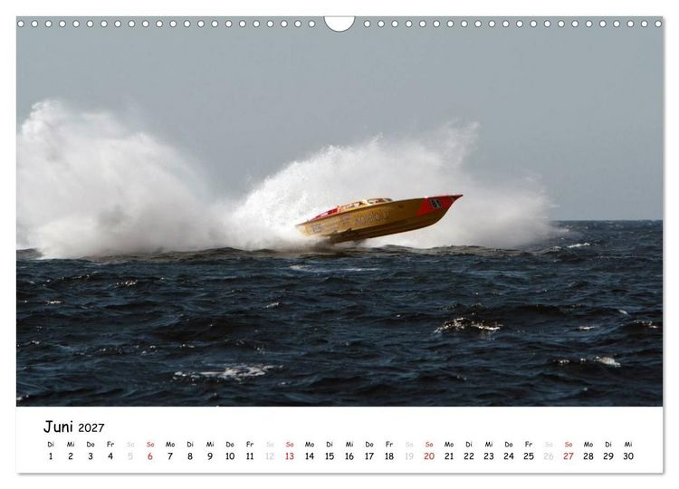 Produktbild: Offshore Powerboats (Wandkalender 2027 DIN A3 quer), CALVENDO Monatskalender