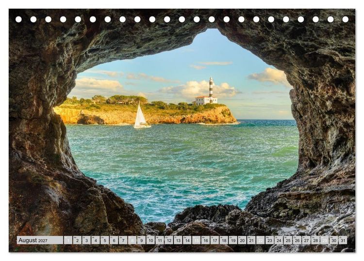 Produktbild: Wundersch&ouml;nes Mallorca (Tischkalender 2027 DIN A5 quer), CALVENDO Monatskalender