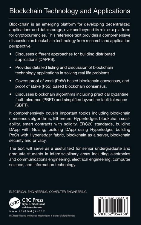 Produktbild: Blockchain Technology and Applications