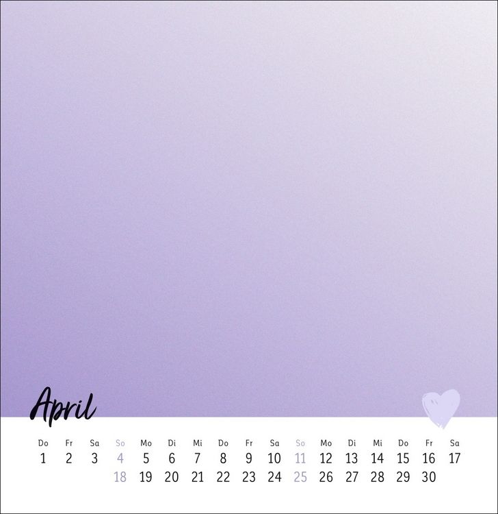 Produktbild: Kreativkalender zum Aufstellen Mit Liebe gemacht 2027