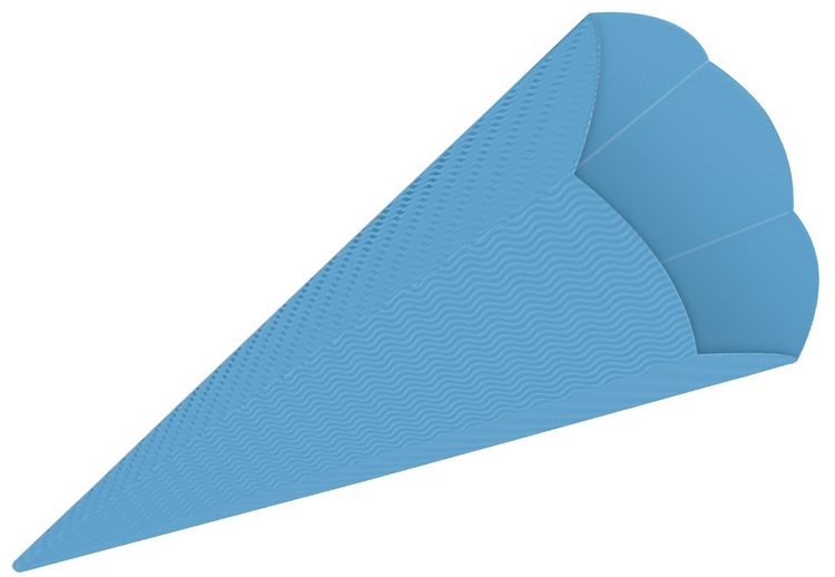 Produktbild: URSUS Schult&uuml;ten 3D-Schult&uuml;ten, kaliforniablau, H&ouml;he: 68 cm, Durchmesser: 20 cm