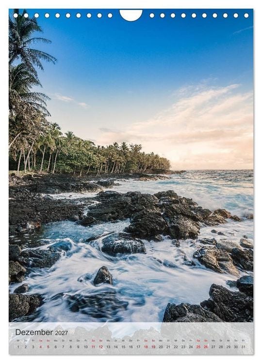 Produktbild: Willkommen in Hawai'i (Wandkalender 2027 DIN A4 hoch), CALVENDO Monatskalender