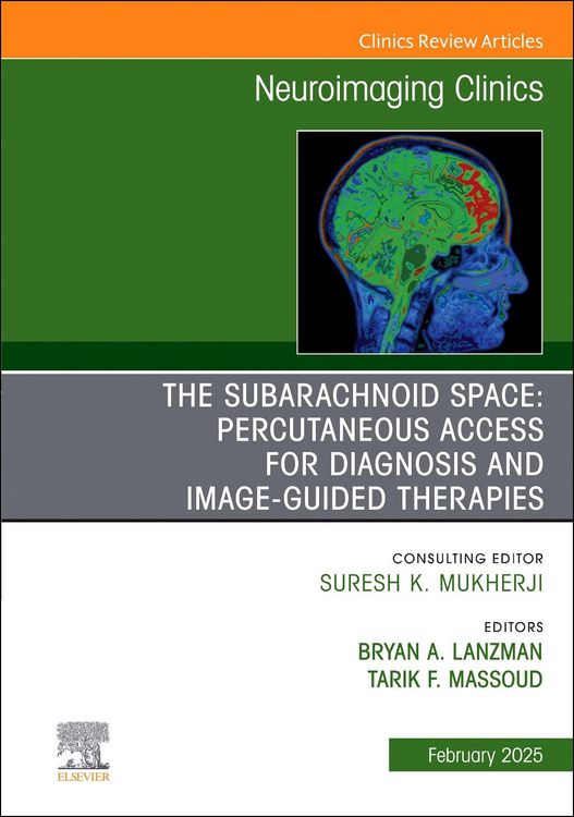Produktbild: The Subarachnoid Space: Percutaneous Access for Diagnosis and Image-Guided Therapies, an Issue of Neuroimaging Clinics of North America