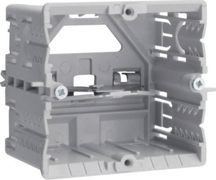Produktbild: Hager GLT5000 Br&uuml;stungskanal Ger&auml;teeinbaudose (L x B) 71mm x 65mm 1 St. Lichtgrau