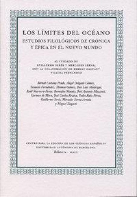 Produktbild: Los l&iacute;mites del oc&eacute;ano : estudios filol&oacute;gicos de cr&oacute;nica y &eacute;pica en el Nuevo Mundo
