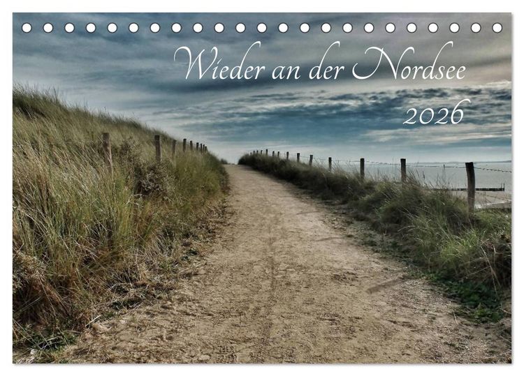 Produktbild: Wieder an der Nordsee (Tischkalender 2026 DIN A5 quer), CALVENDO Monatskalender