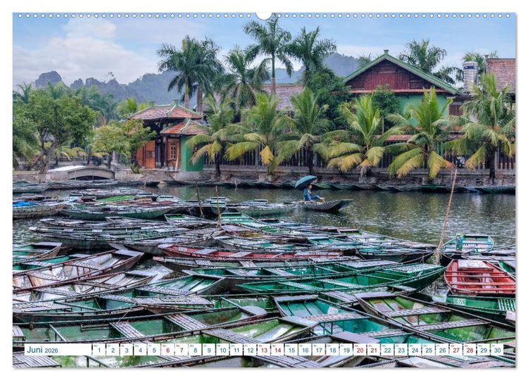 Produktbild: Asien Pur: Vietnam (hochwertiger Premium Wandkalender 2026 DIN A2 quer), Kunstdruck in Hochglanz