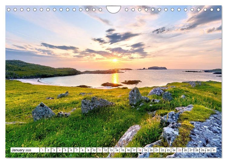 Produktbild: Outer Hebrides - Scotland Scottish dream beaches and landscapes (Wall Calendar 2026 DIN A4 landscape), CALVENDO 12 Month Wall Calendar