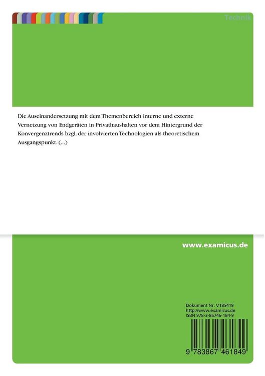 Produktbild: Auswirkungen der Konvergenz von TIME-Technologien auf die Nutzung elektronischer Medien in deutschen Privathaushalten