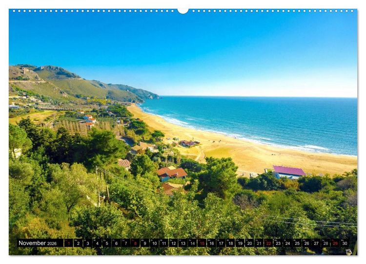 Produktbild: Sperlonga - Bellezza d'Italia (Wandkalender 2026 DIN A2 quer), CALVENDO Monatskalender
