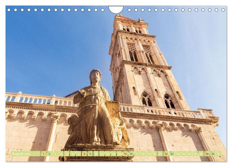 Produktbild: Trogir - Wundervolles historisches Juwel an der Adria (Wandkalender 2026 DIN A4 quer), CALVENDO Monatskalender