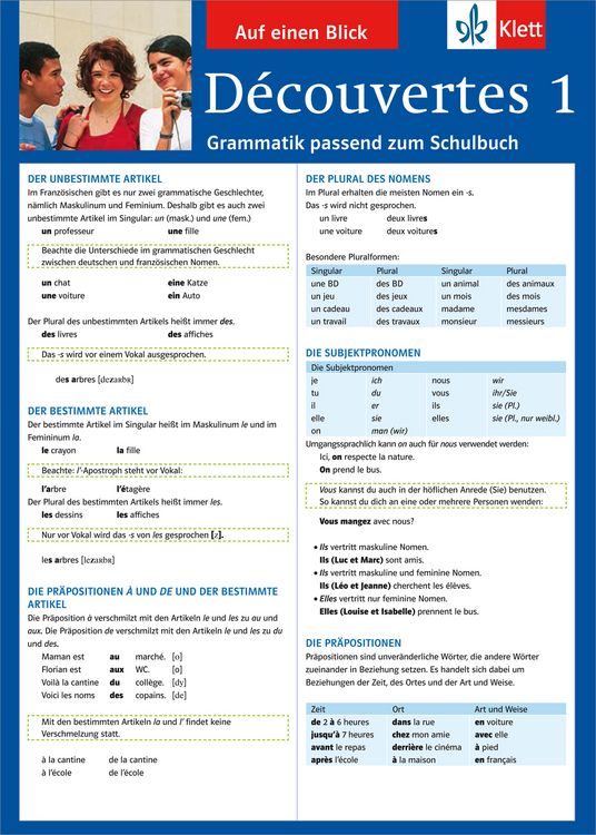 Produktbild: D&eacute;couvertes 1 - Auf einen Blick