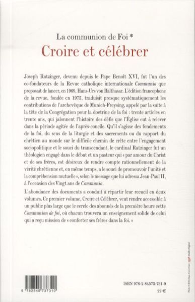 Produktbild: La communion de Foi