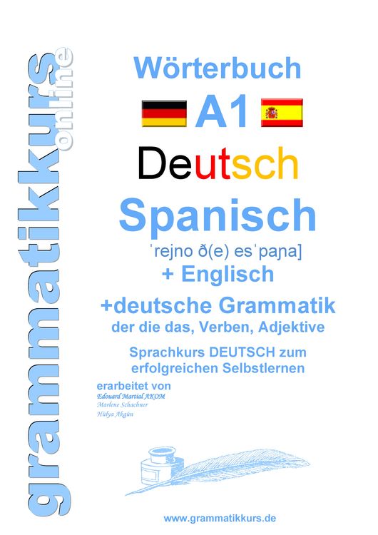 Produktbild: W&ouml;rterbuch Deutsch - Spanisch - Englisch A1