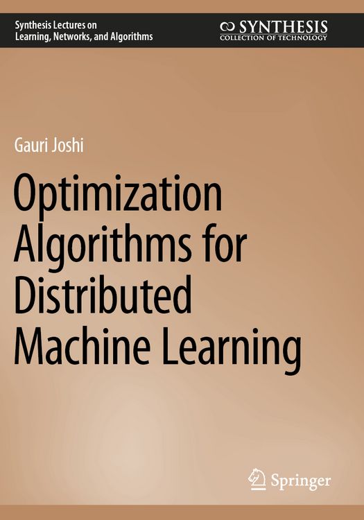Produktbild: Optimization Algorithms for Distributed Machine Learning