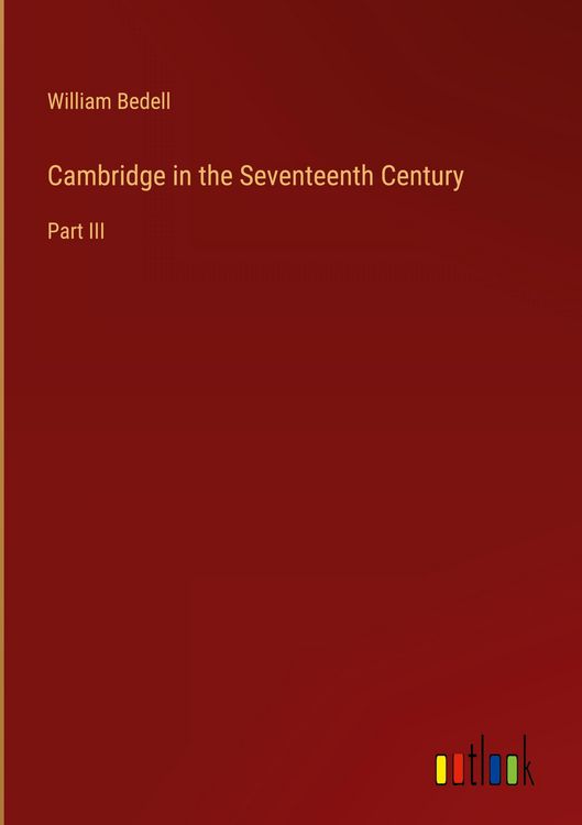 Produktbild: Cambridge in the Seventeenth Century