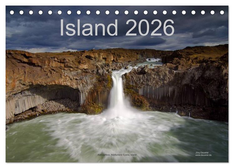 Produktbild: Island (Tischkalender 2026 DIN A5 quer), CALVENDO Monatskalender