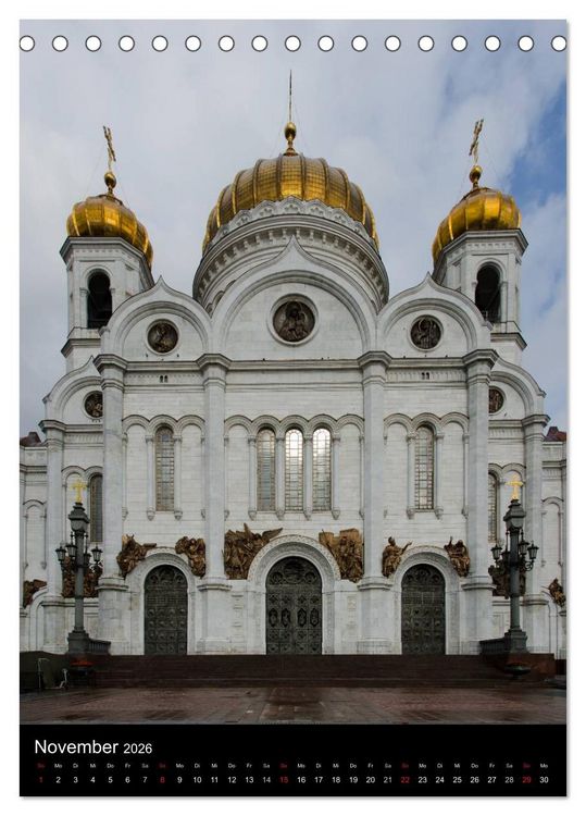 Produktbild: Moskau - Moscow - Ein Stadtportr&auml;t (Tischkalender 2026 DIN A5 hoch), CALVENDO Monatskalender