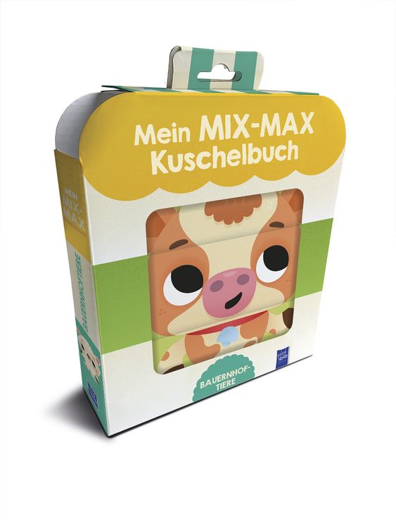 Produktbild: Mein Mix-Max Kuschelbuch - Bauernhoftiere