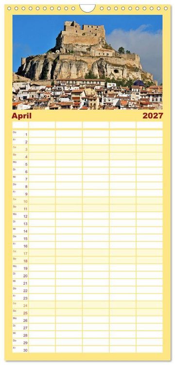 Produktbild: Familienplaner 2027 - Castellon die etwas andere Provinz mit 5 Spalten (Wandkalender, 21 x 45 cm) CALVENDO