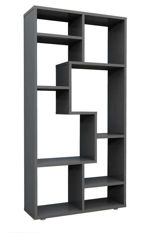 Produktbild: Holz Stand Regal Raumteiler B&uuml;cherregal Lanisa M