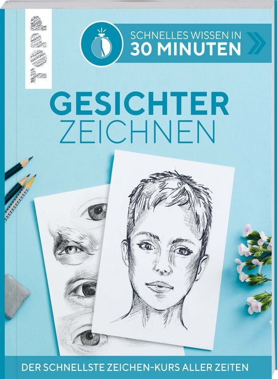 Produktbild: Schnelles Wissen in 30 Minuten - Gesichter Zeichnen
