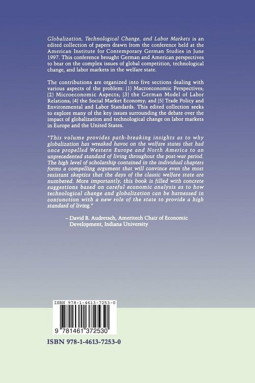 Produktbild: Globalization, Technological Change, and Labor Markets
