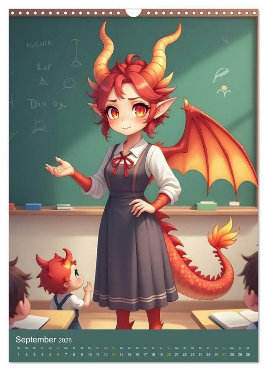 Produktbild: Willkommen bei den Dragonas (Wandkalender 2026 DIN A3 hoch), CALVENDO Monatskalender